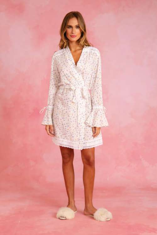 Robe Voil Floral Mini