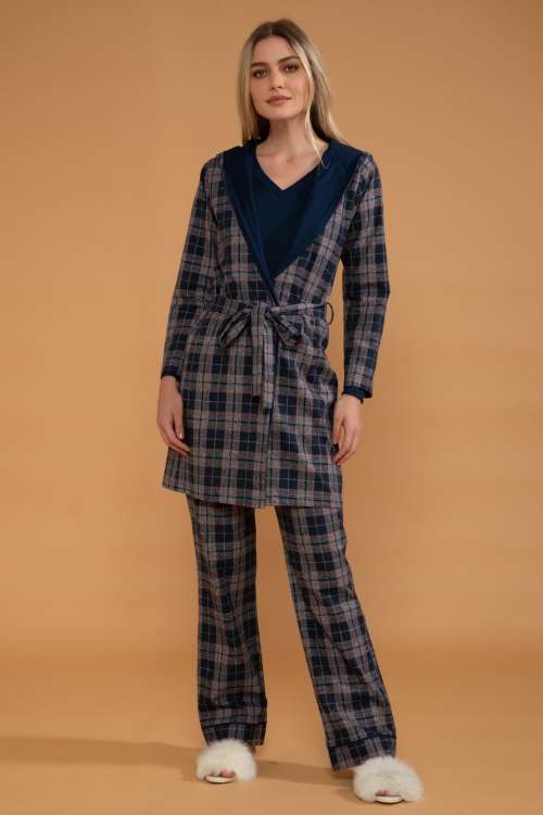 Robe Claire Flanela