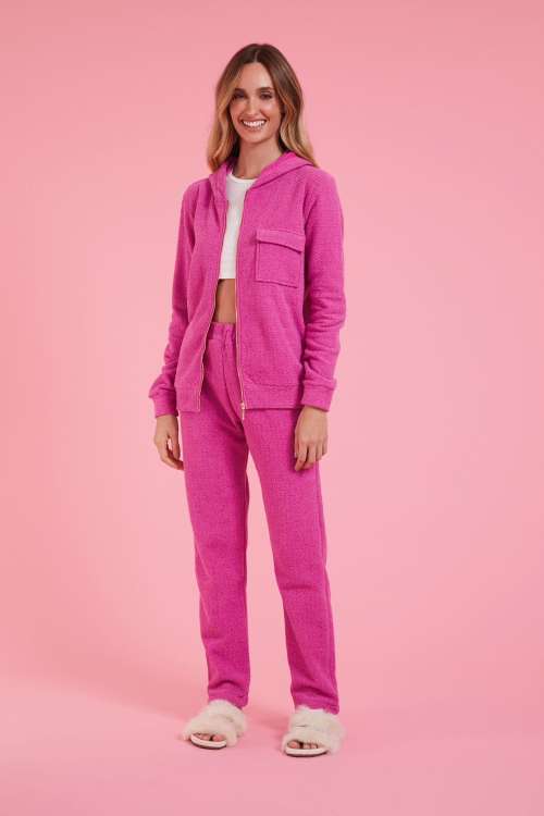 Casaco Ziper Tweed