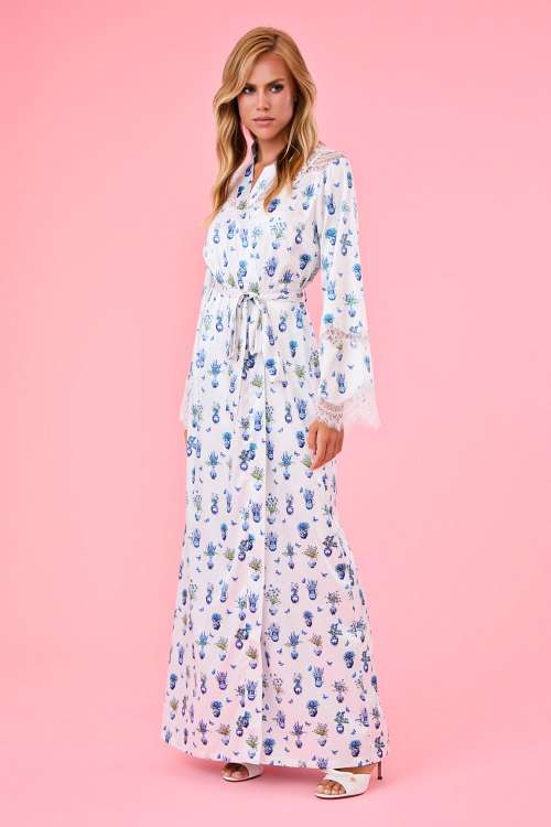 Robe Longo Cachepot Cetim